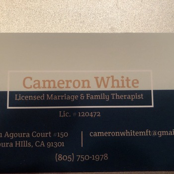 Avatar of Cameron White, LMFT #120472